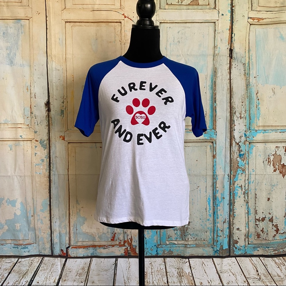 Bobs from Skechers Women’s Raglan Sleeve Tee Furever & Ever XS